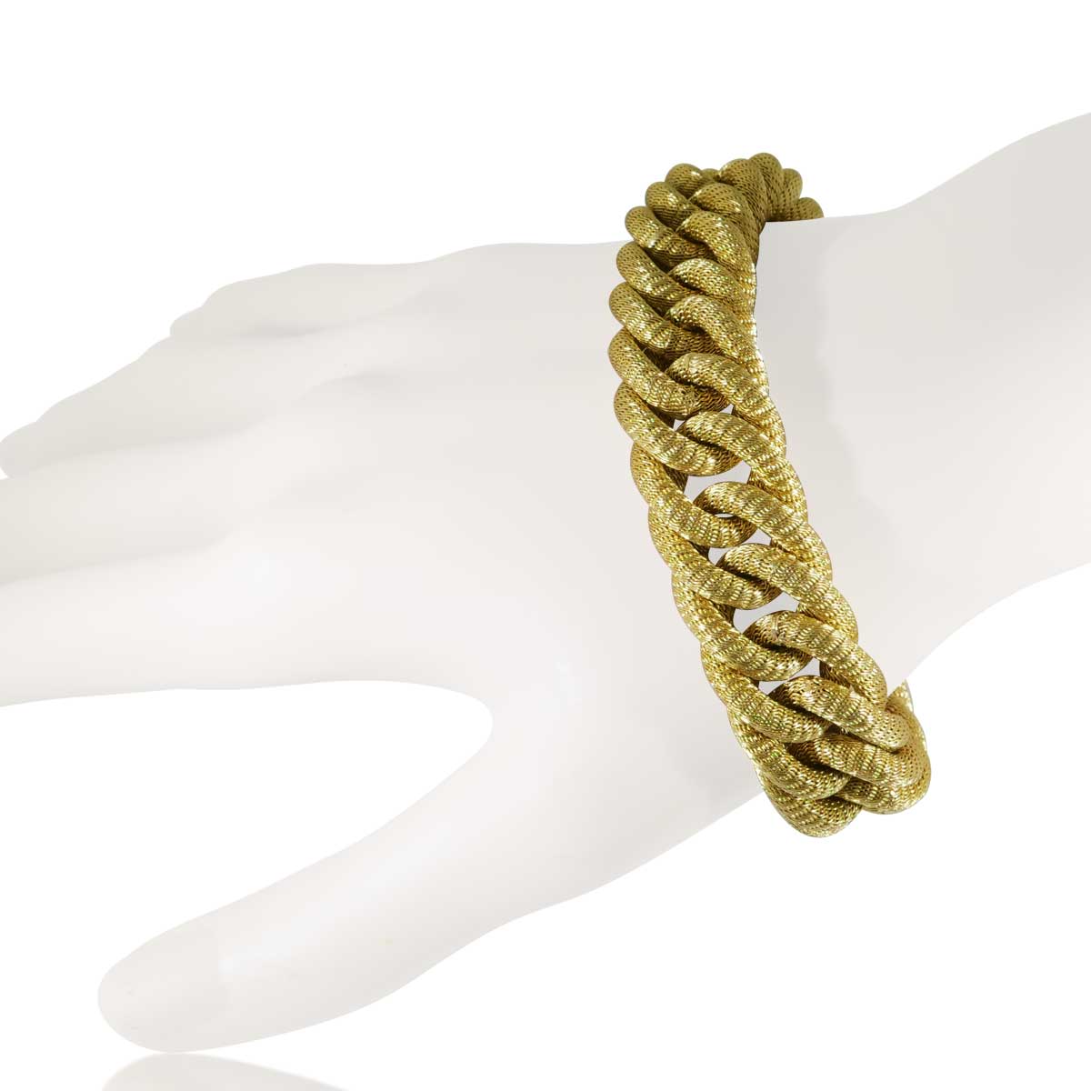  Brillant-Armband Tennisarmband mit 15 Brillanten von 1ct in 18kt Gelbgold