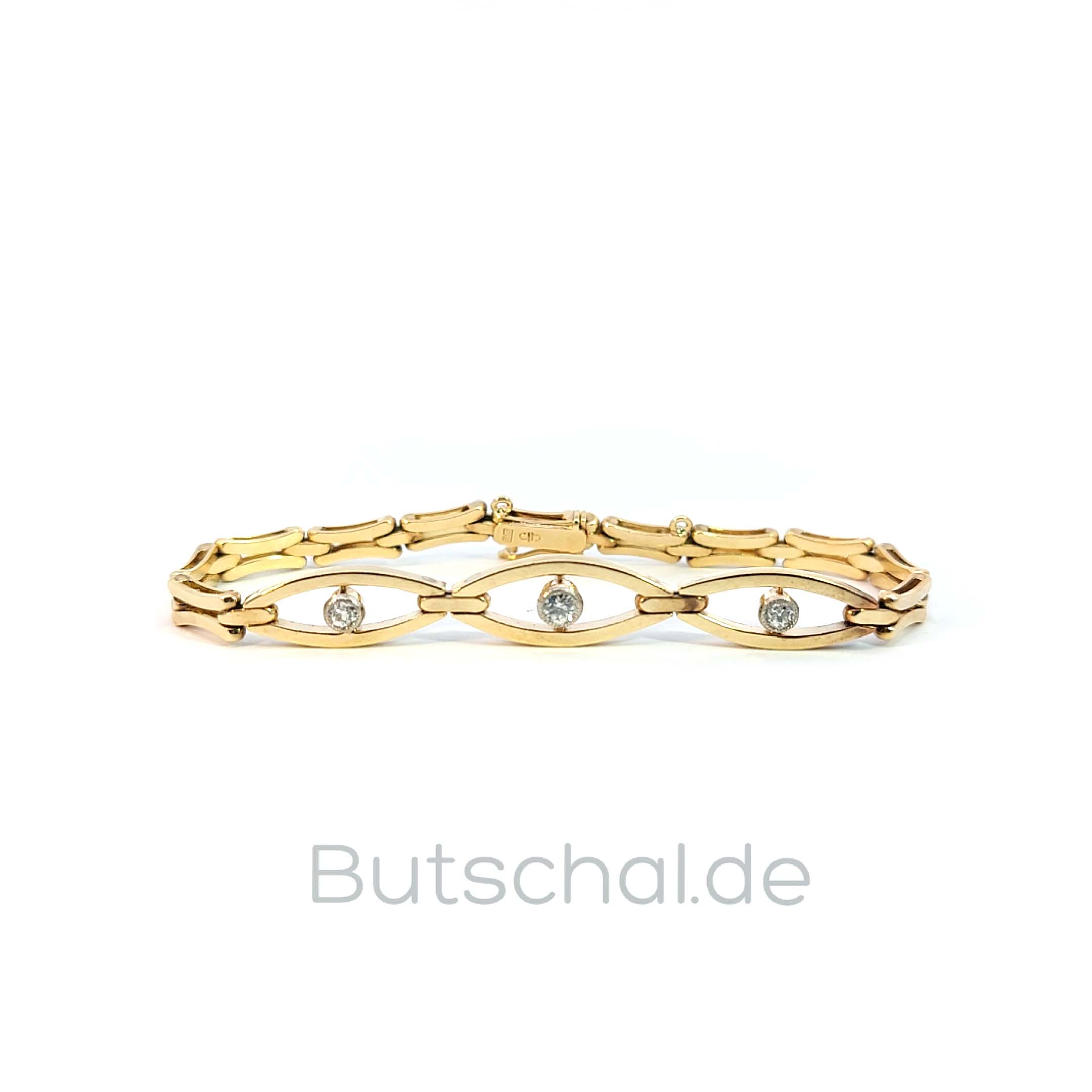 Goldschmuck, Armband in 585 Gold m passendem Halsband
