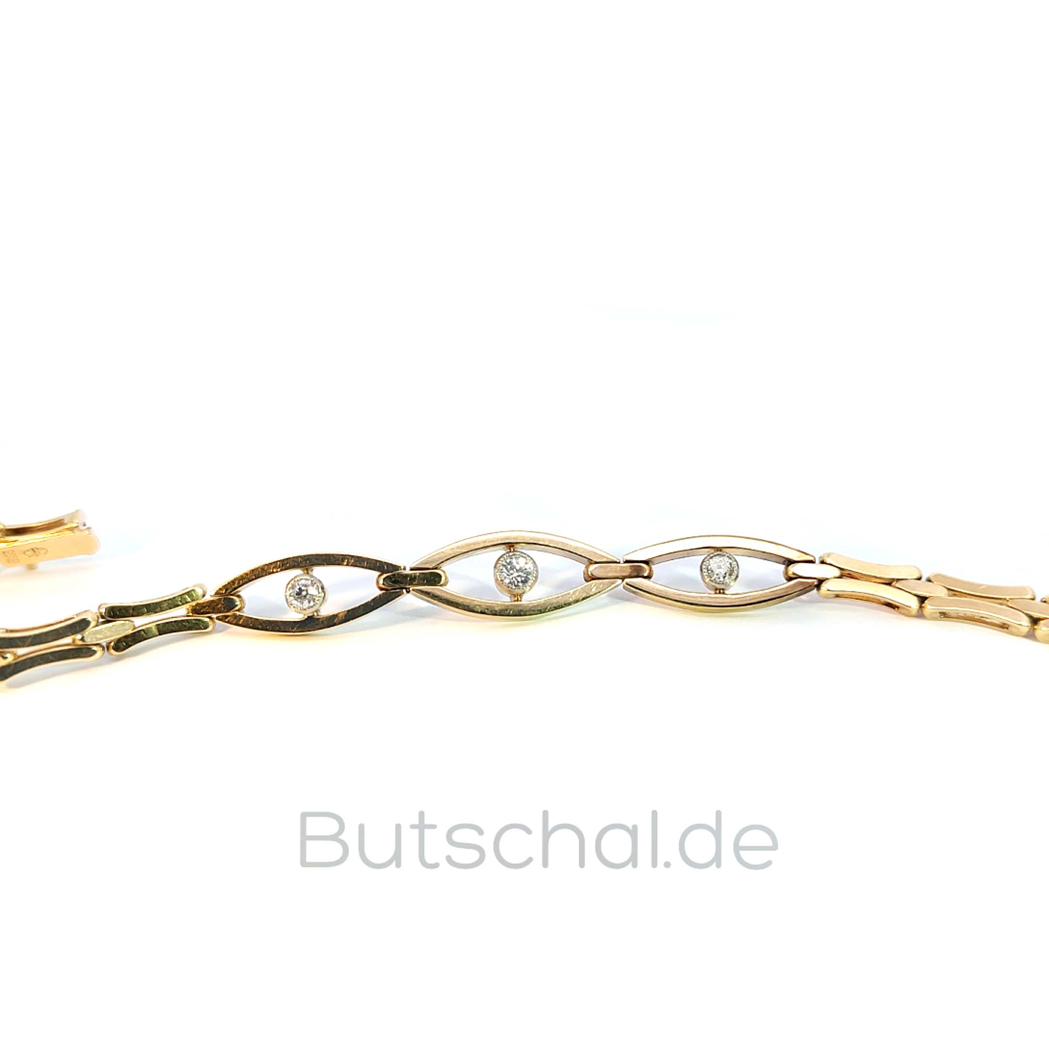 Goldschmuck, Armband in 585 Gold m passendem Halsband