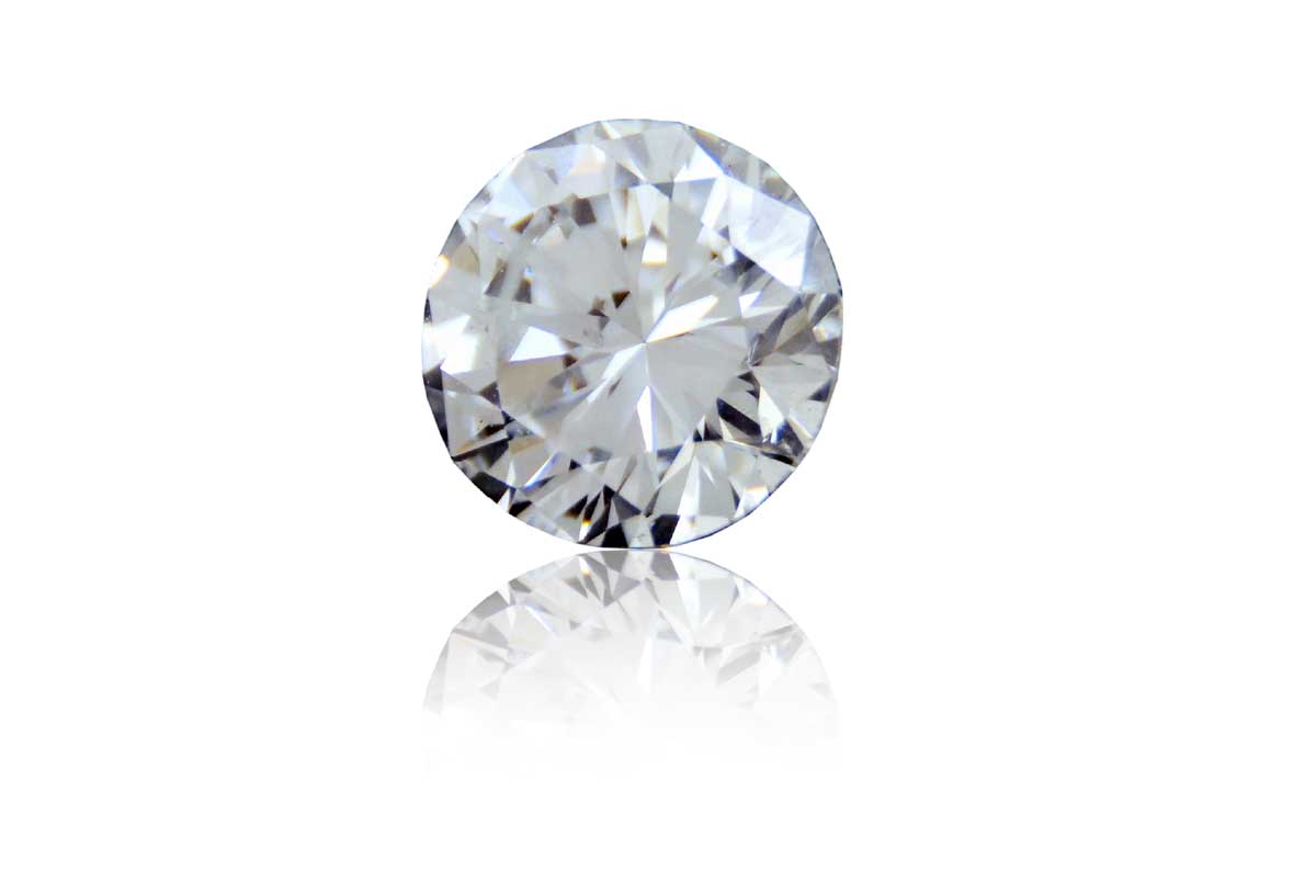 1,01 ct Diamant Brillant E/IF   facettierte Rundiste