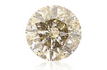 1,01ct Diamant Yellowish brown kräftiges Olivbraun HRD , für Vergrösserung bitte hier klicken!