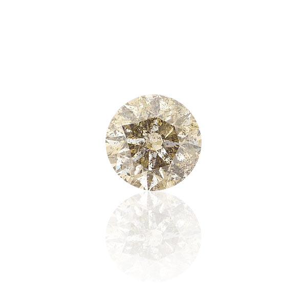 1,01ct Diamant Yellowish brown kräftiges Olivbraun HRD 