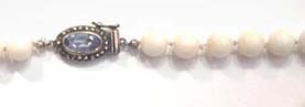 Halsketten mit Aqamarinen, Aqamarin-Kolliers, Aqamarin-Halsbänder, Schmuck-Anhänger mit Aquamarin