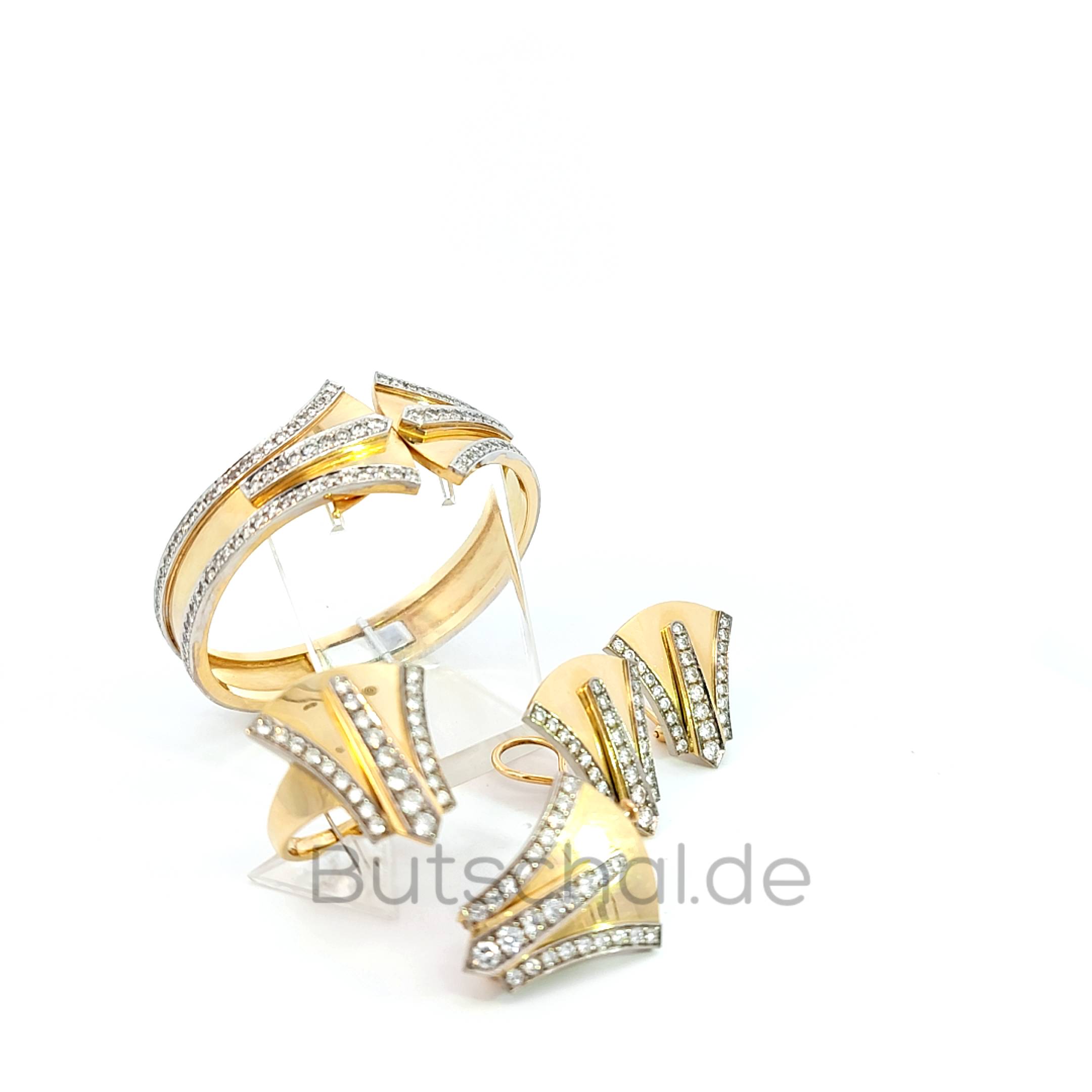 Tropfenförmiger, grauer Perle und 11 Diamanten, 18 kt Gelbgold als Ketten-Anhänger
