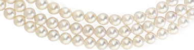 147 Akoja Perlen | 8,1mm  - Perlenschnüre für Perlencollier, für Vergrösserung bitte hier klicken!