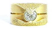  Opal-Diamant-Ring, 14 kt Gelbgold mit 0,12ct Diamanten, für Vergrösserung bitte hier klicken!
