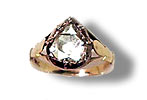 Antike Diamantrose als Ring, für Vergrösserung bitte hier klicken!