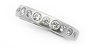 Designer Diamant Ring  mit 13  Diamanten in Weissgold, für Vergrösserung bitte hier klicken!