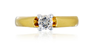 Jugenstil Goldring, Art deko Diamantring | echt goldene Ringe | Schmuck kaufen - verkaufen