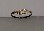 Ring aus Elefantenhaar mit Gold 18 Kt in Schlangenform, für Vergrösserung bitte hier klicken!