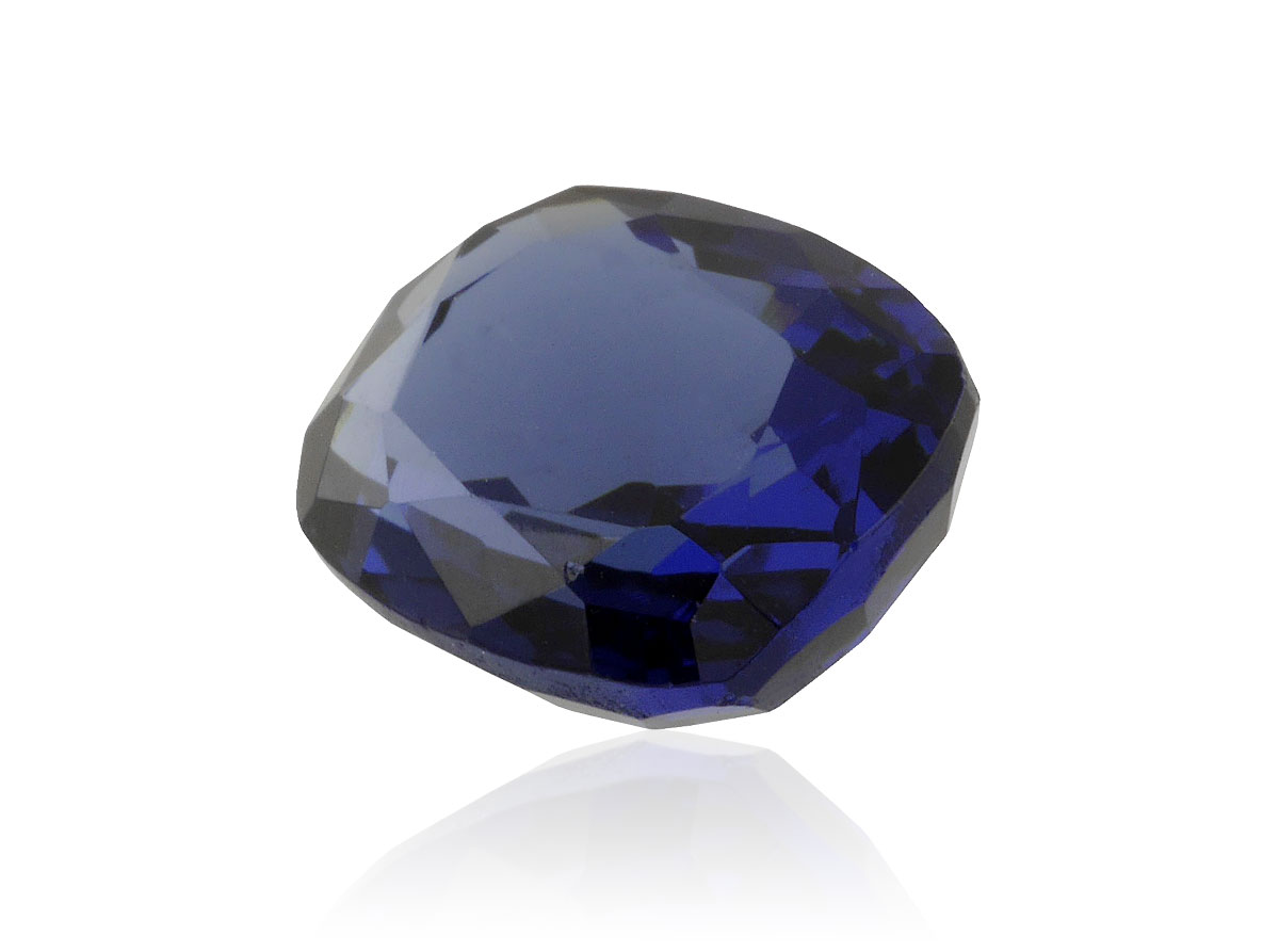 6.4 ct Kissenförmiger Saphir dunkelblau|SAFIR Saphire