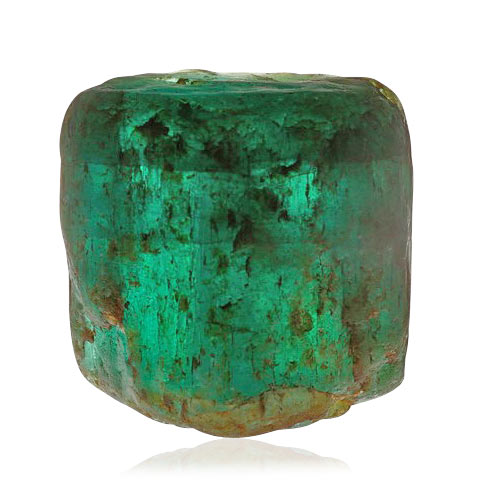 Roh-Smaragd, Kristall aus einer Flusseife in Madagaskar - 6800 Gramm