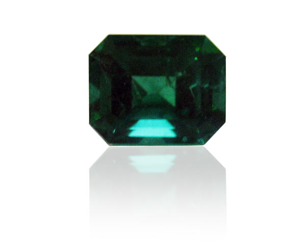 Smaragd 2,86 carat rechteckig facettiert 9.3 x 7.4mm, Smaragdschliff 