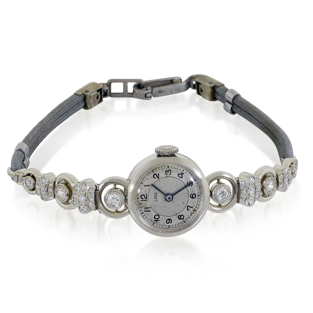 Diamantuhr | Weissgold Damen-Armband-Uhr mit 0,64ct Diamanten | Schmuck Luxusuhr
