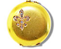 Goldene Taschenuhr 585 Gold mit Bourbonen-Lilie, für Vergrösserung bitte hier klicken!